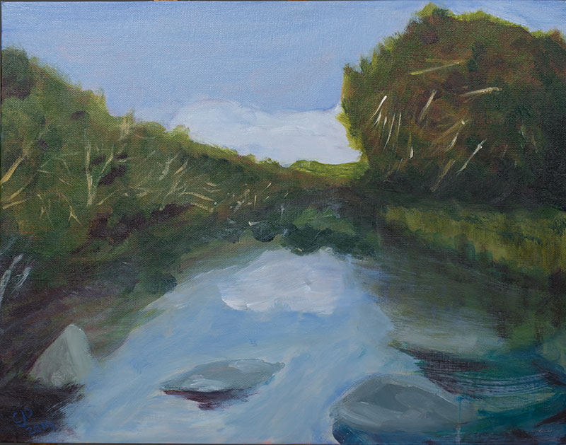 Barton Creek West painting