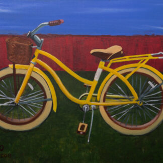 Yellow Bike painting by CJO