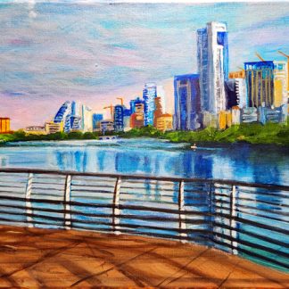 Austin Skyline - AM on the Boardwalk