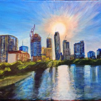 Austin Skyline - Sunrise on Ladybird Lake
