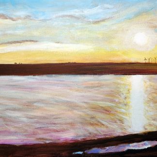 Sunrise on Playa Lake